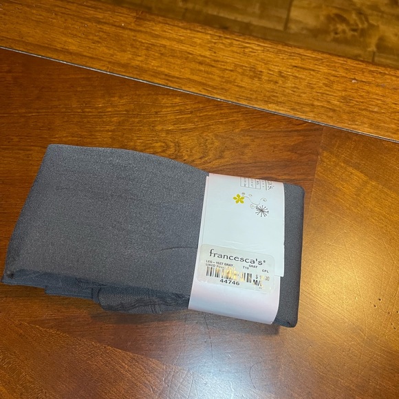 Francesca’s thick tights. Gray. NWL. Never used - Picture 2 of 4